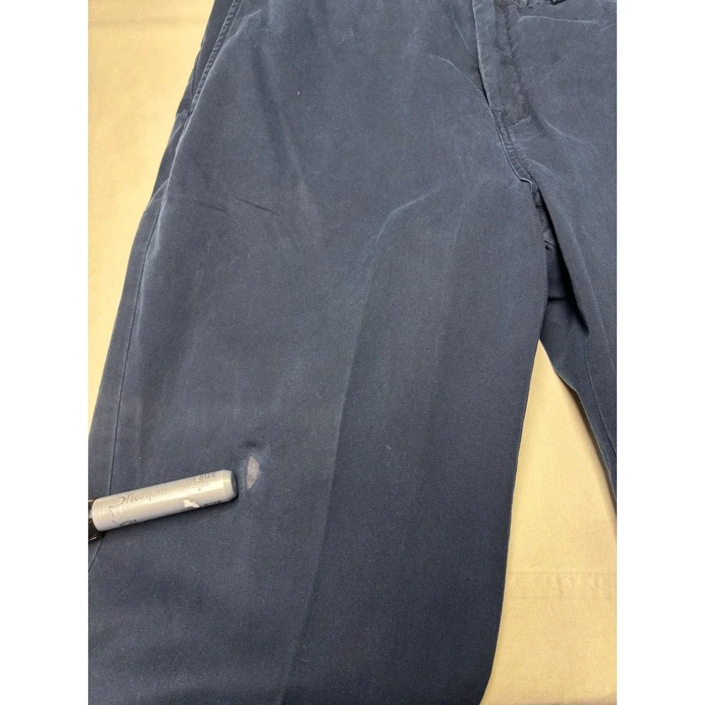 Polo‎ Ralph Lauren Mens Classic Fit Chino Pants Navy Blue 100% Cotton 42x27